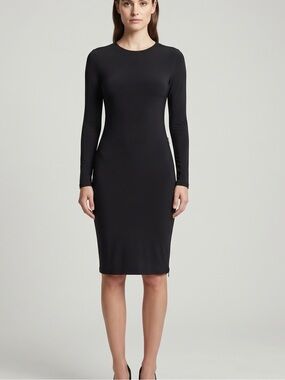 NWT Sophie Grace The Cecilia Long Sleeve Black Dress Size Small